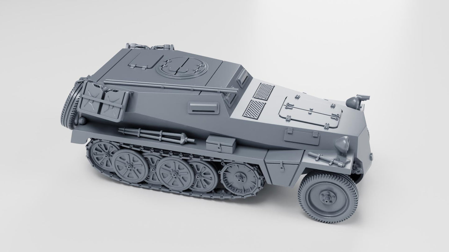 3D Printed WWII Sd.Kfz.253 Model - 28mm Tabletop Wargaming