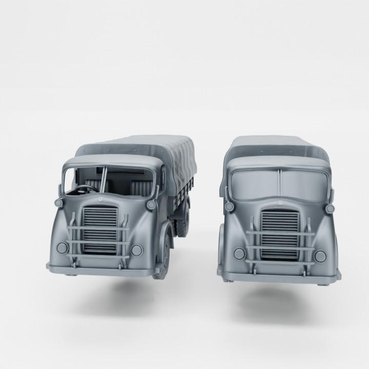 BA Battlegroup Heavy truck Alfa Romeo 800  (WW2 Italy ) 3D Printed Various Scales