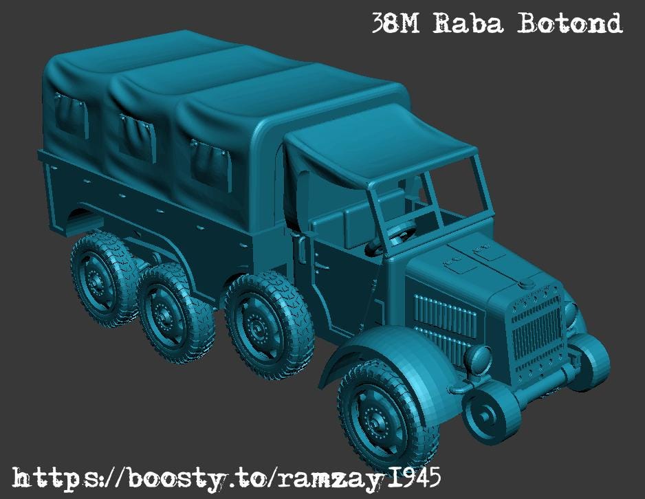 BA Battlegroup Raba Botond (M) (Hungary, WW2) Various Scales