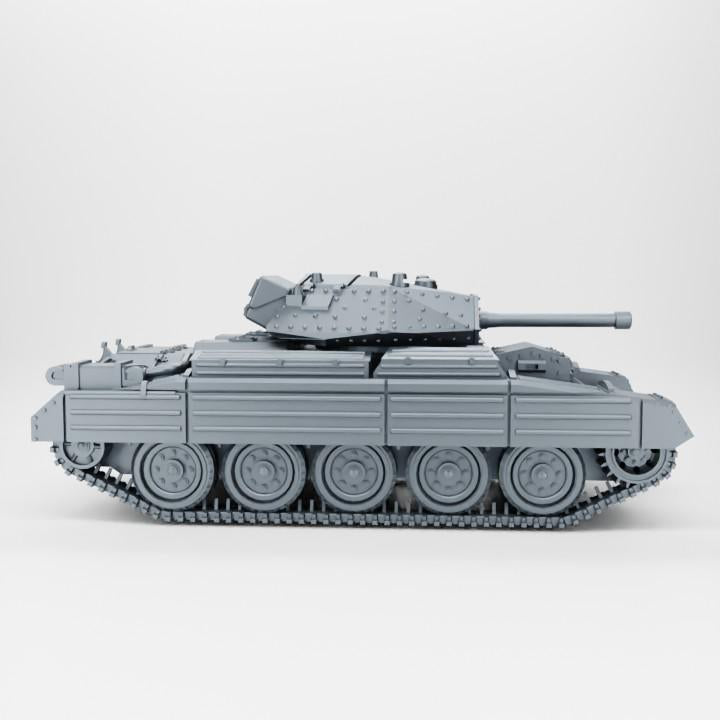 British Cruiser Tank A13: WWII Miniature Model - Various Scales
