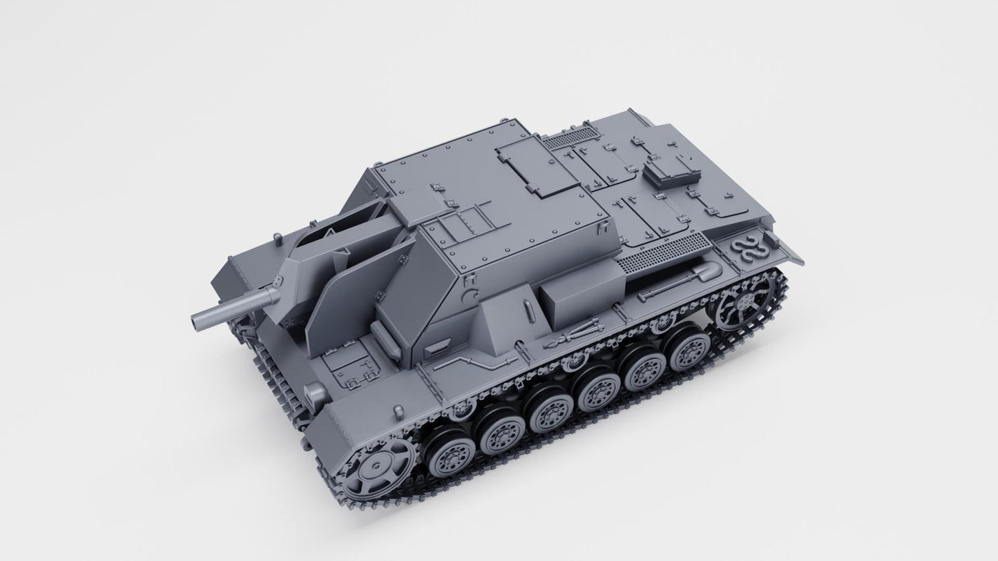 BA Battlegroup SG-122 Artsturm (Germany, WW2) Various Scales 3D Printed