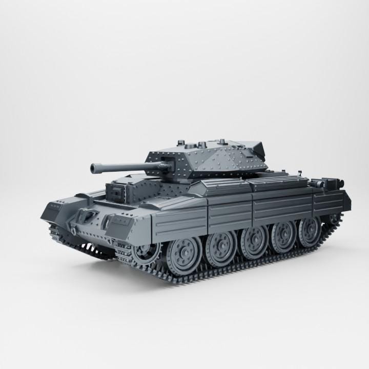 British Cruiser Tank A13: WWII Miniature Model - Various Scales