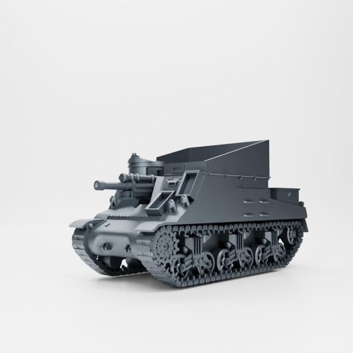 Bolt Action battlegroup British Canadian M7 Priest (Commonwealth, WW2) 3 Variants