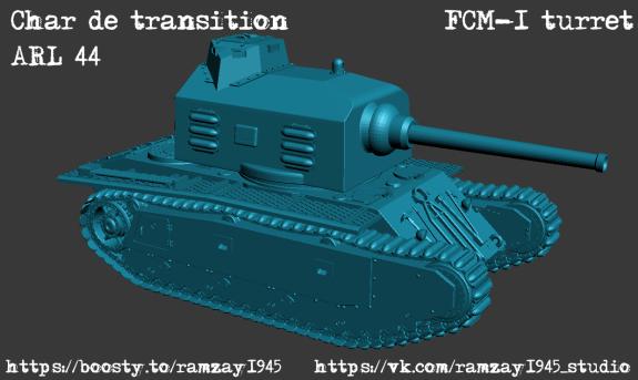 BA Battlegroup ARL44 -French-post-war-heavy-tank (France, Post War) Various Scales
