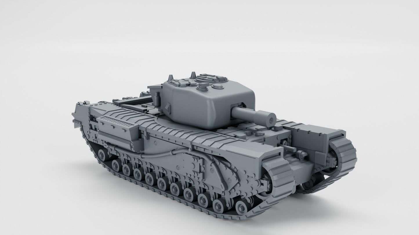 Bolt Action British Churchill MK IV 95mm Howitzer A.22 (Britain , WW2)