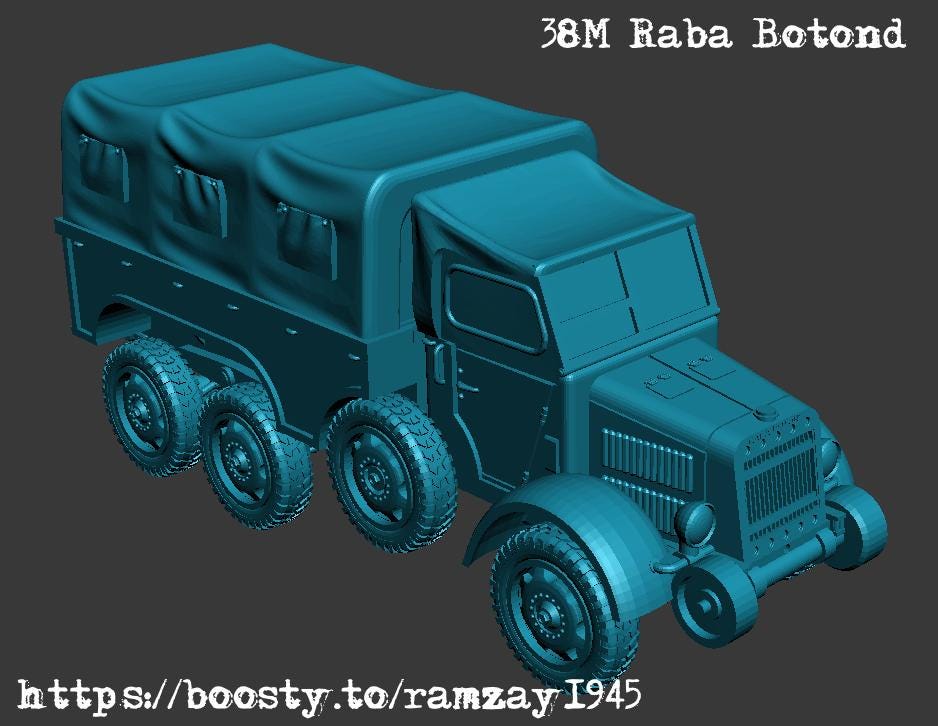 BA Battlegroup Raba Botond (M) (Hungary, WW2) Various Scales