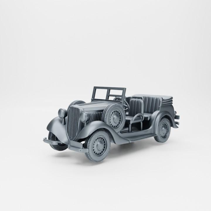 BA Battlegroup Polish Fiat 508IIIW Lazik Jeep (opened and closed) (Poland WW2)