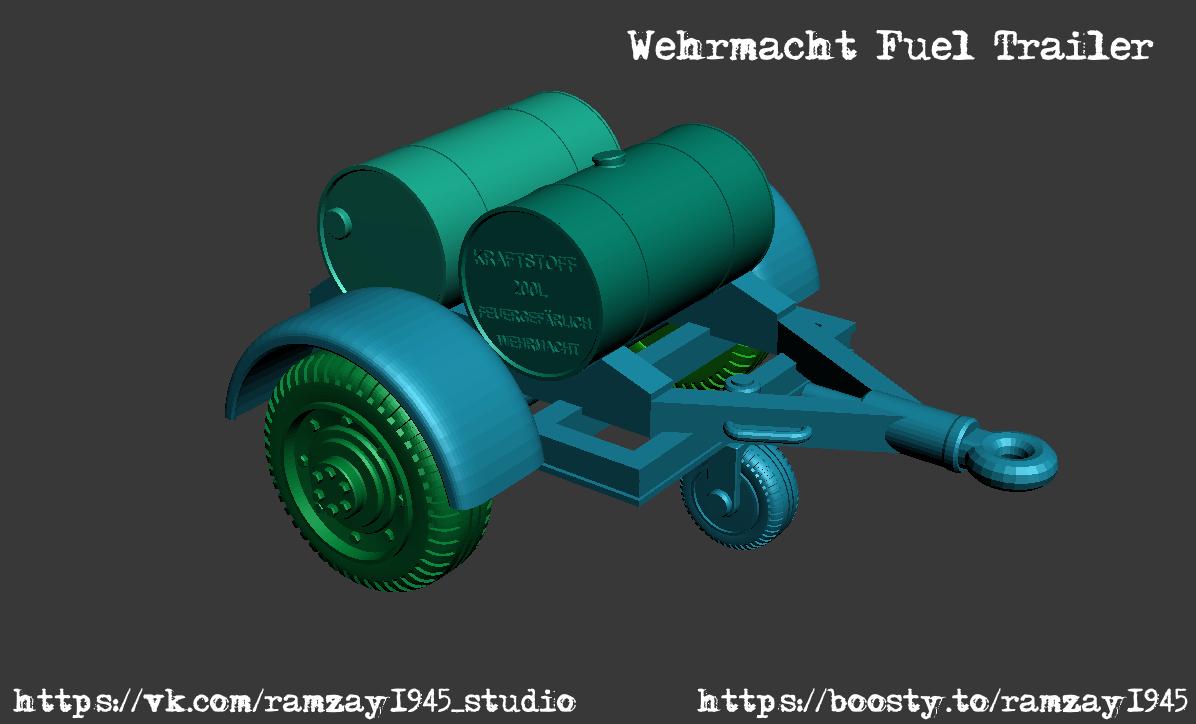 BA Battlegroup German-fuel-trailer (Germany , WW2) Various Scales
