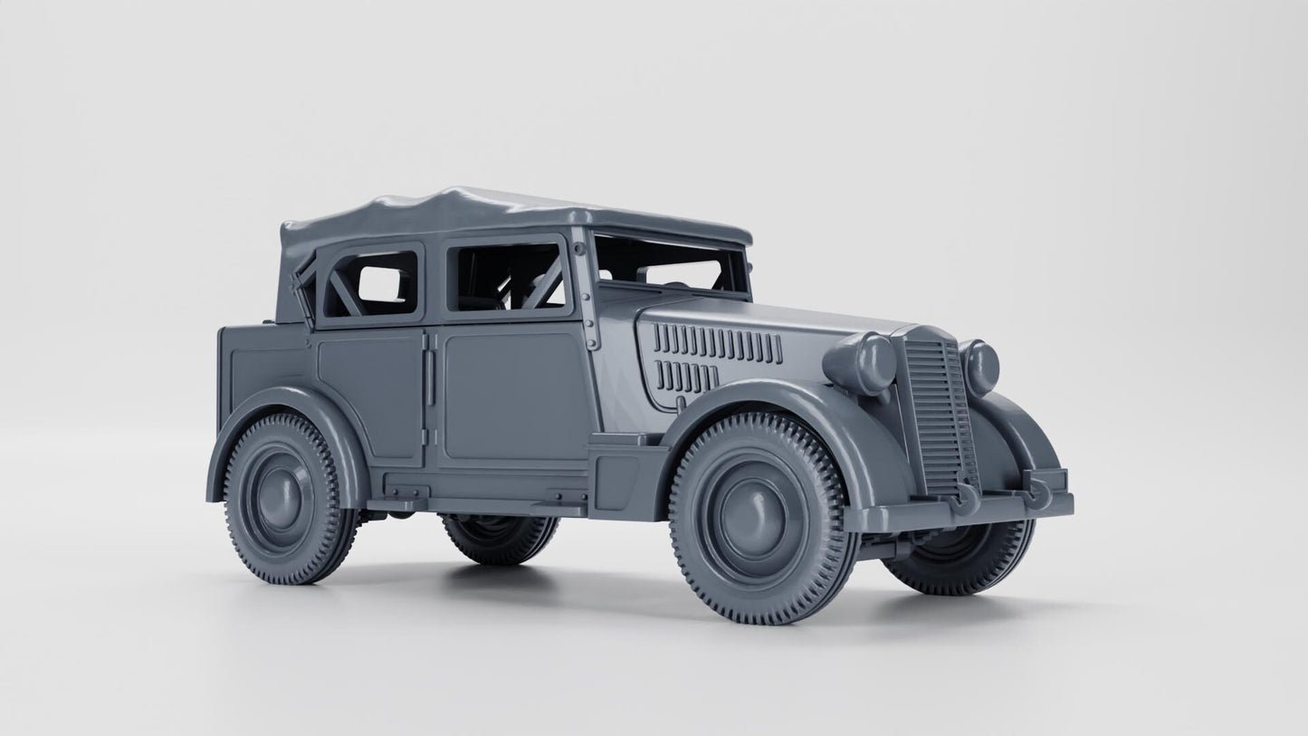 BA Battlegroup Fiat 508 CM Coloniale  (WW2 Italy ) 3D Printed Various Scales