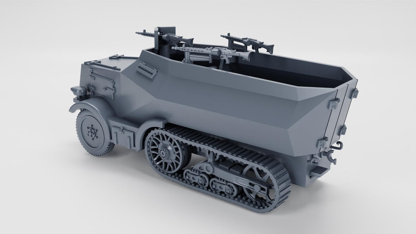 Bolt Action Battlegroup Unic 304(f) Schutzenpanzer Wagen (Germany, WW2) Various Scales