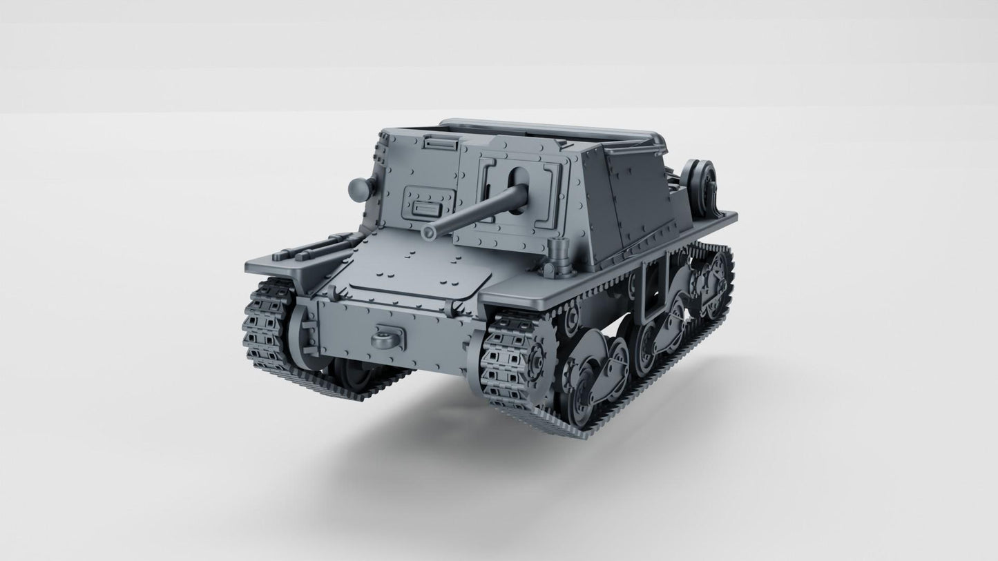 Semovente L40 da 47-32: Italian WWII Self-Propelled Gun, 3D Printed
