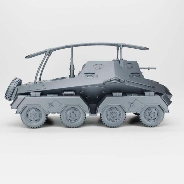 3D Printed Sd.Kfz.263 – WWII German Wargaming Model (28mm / 1:56 Scale)