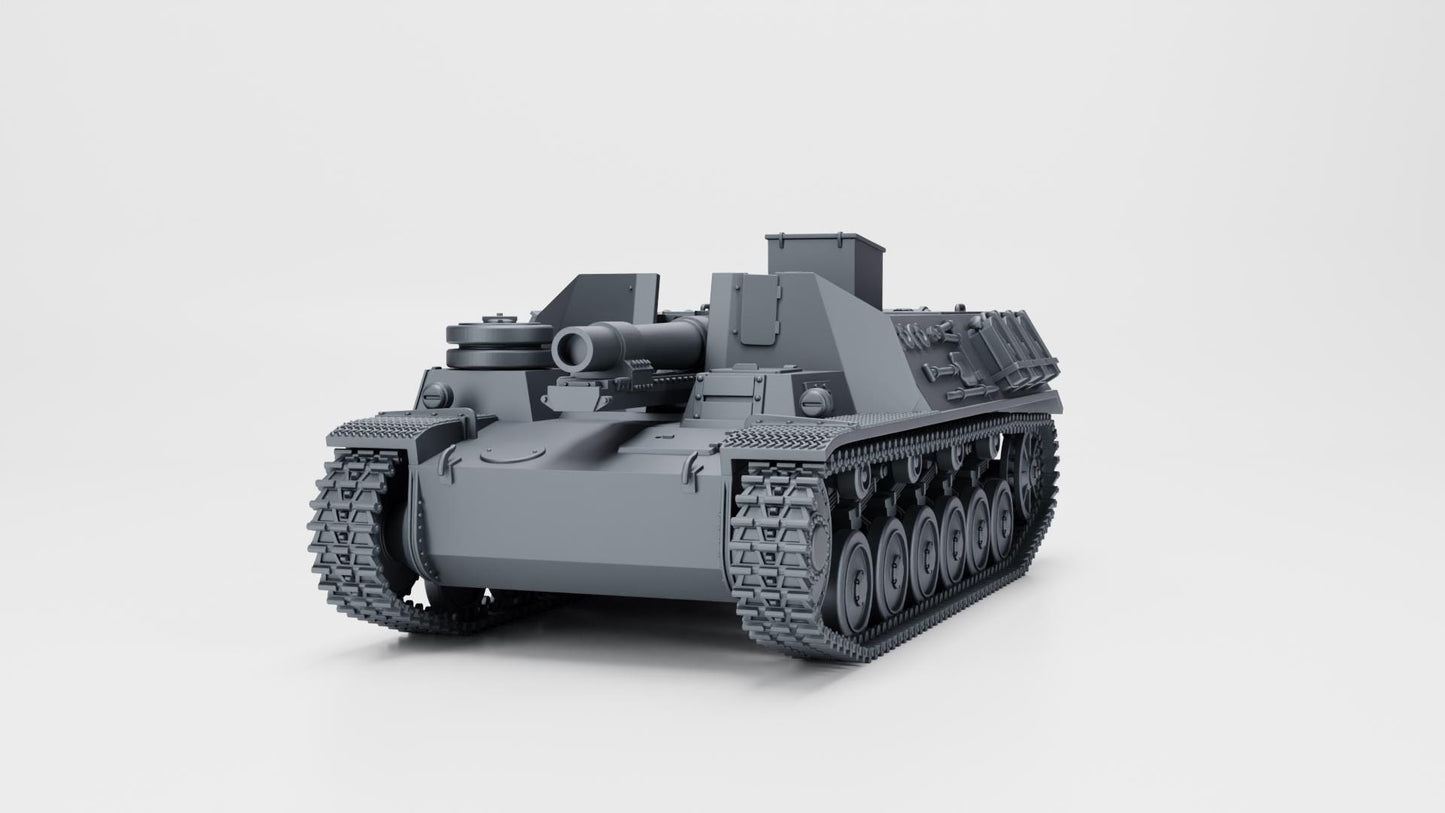 Sturmpanzer II Bison Model: 15cm sIG 33, WW2 Germany (Various Scales)