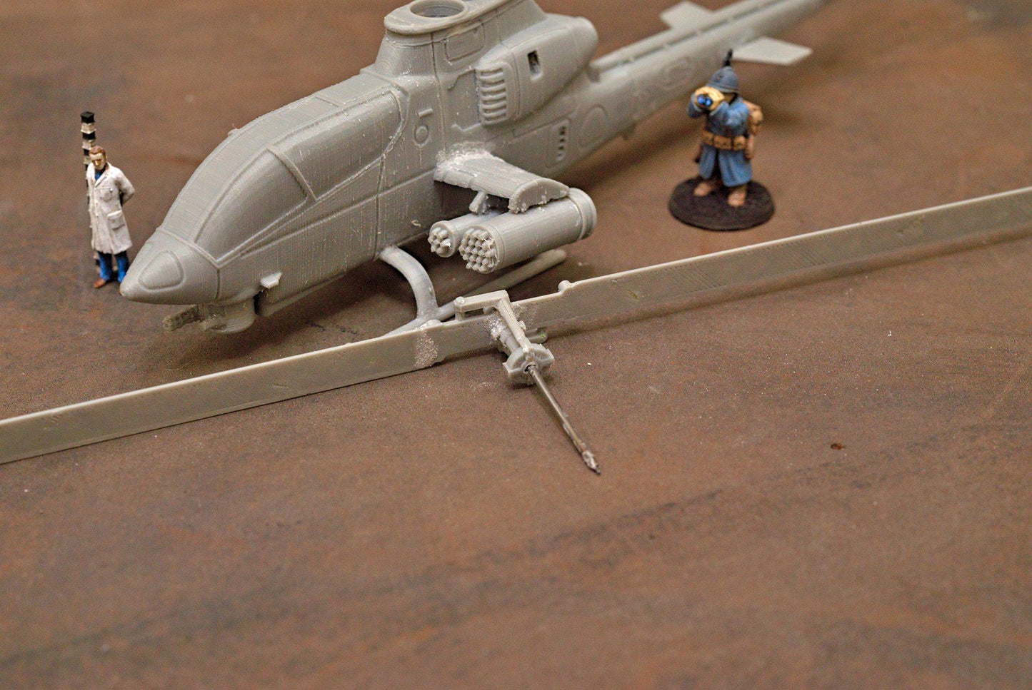 Bell AH-1 Cobra Helicopter (US, Modern) Wargaming Terrain PLA Print