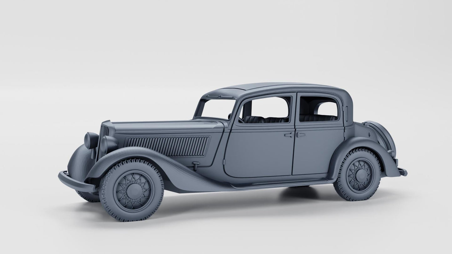 Fiat 527 Ardita – 3D Printed WWII Vehicle Miniature