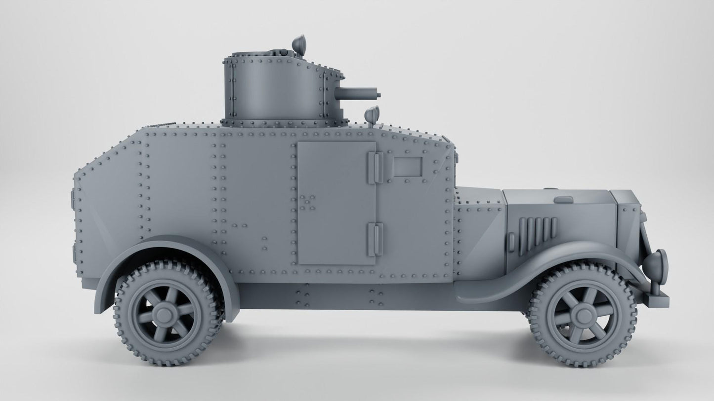 Japanese Type 92 Osaka Armoured Car: WW2 Resin Miniature