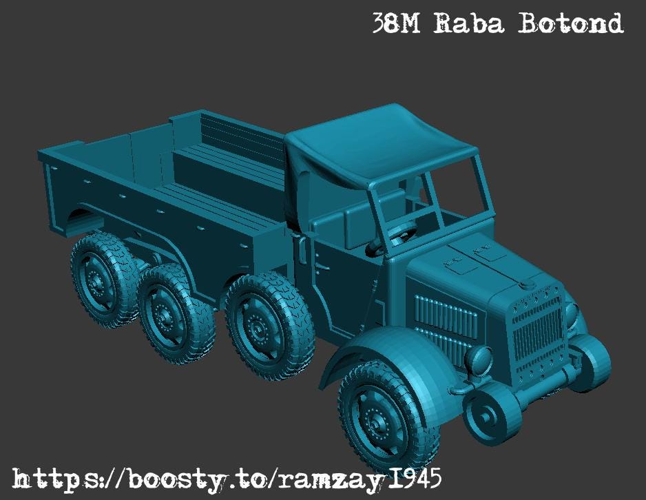 BA Battlegroup Raba Botond (M) (Hungary, WW2) Various Scales