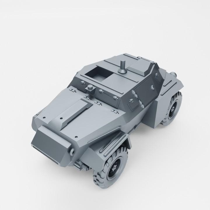 Bolt Action Battlegroup British Humber Scout Car (Commonwealth, WW2)