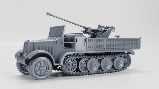 Sd.Kfz.6-2 Flak 36: German WW2 Resin Miniature (Various Scales)
