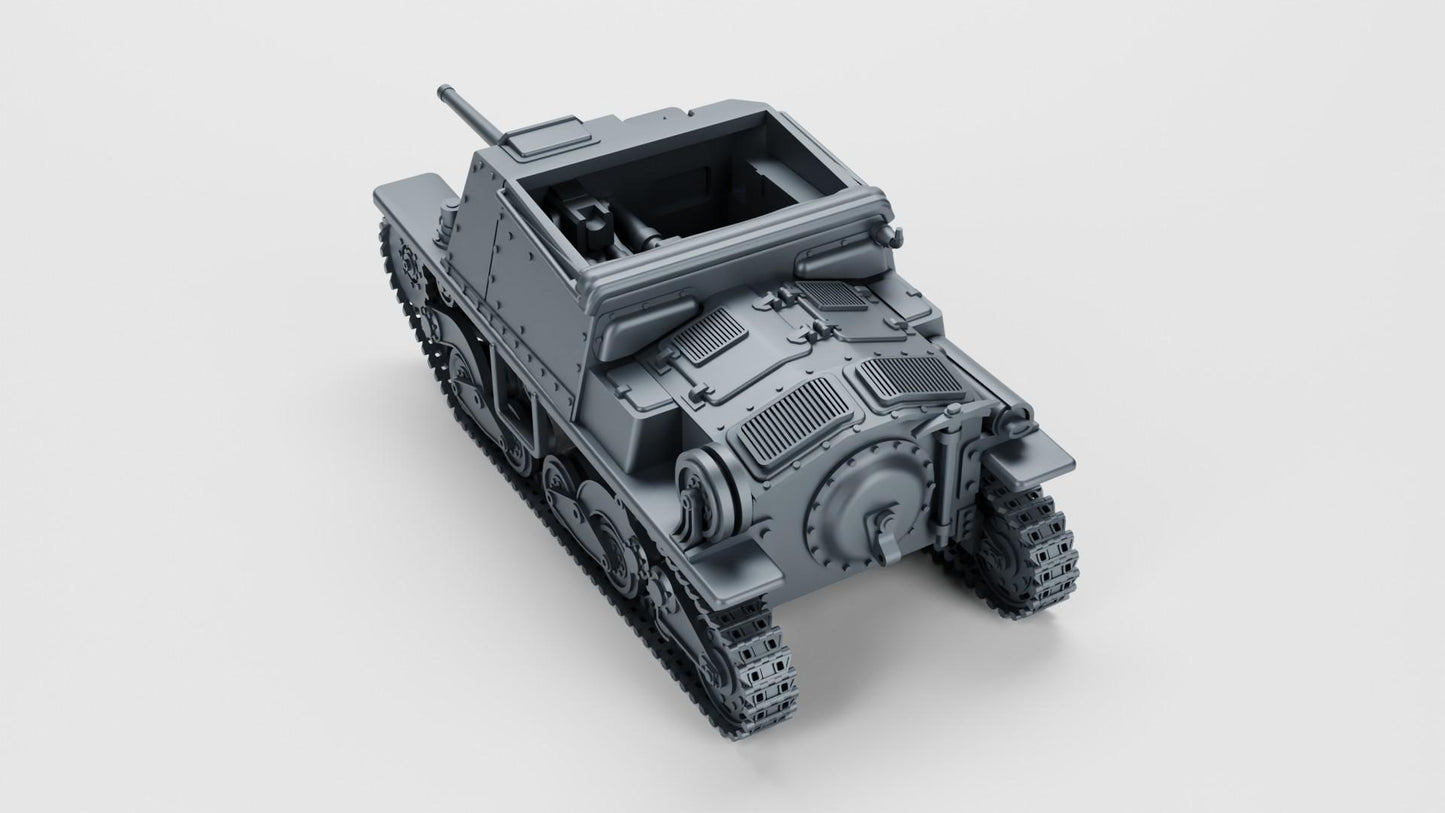 Semovente L40 da 47-32: Italian WWII Self-Propelled Gun, 3D Printed