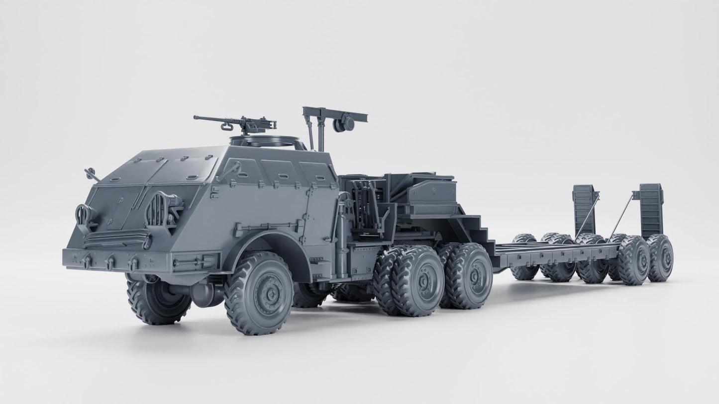 M25 Tank Transporter Dragon Wagon (US) – 3D Printed Resin Miniature | Highly Detailed WWII Vehicle | Multiple Scales