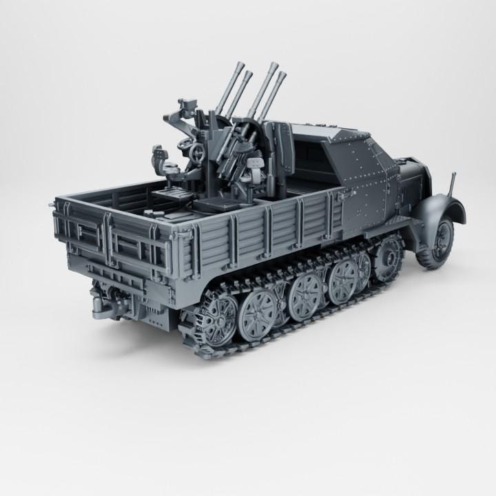BA Battlegroup Sd.Kfz.7-1 - 20mm Flakvierling 38  (Germany , WW2) Various Scales