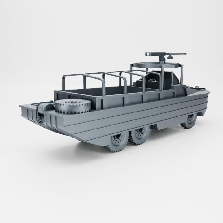 3D Printed GMC DUKW-353 – WWII Vehicle Miniature (Multiple Scales)