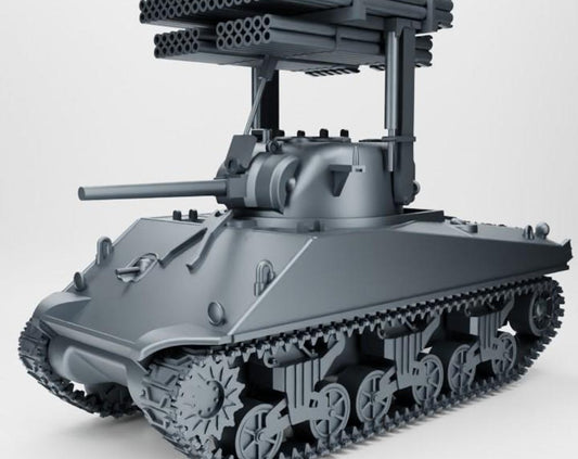 Sherman Calliope T34 – 3D Printed Resin WWII Vehicle Model